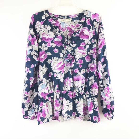 Jones New York Sport Floral Blouse - Picture 4 of 7